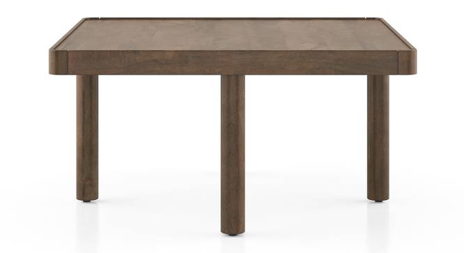Tetra Square Solid Wood Coffee Table in Danish Walnut Finish