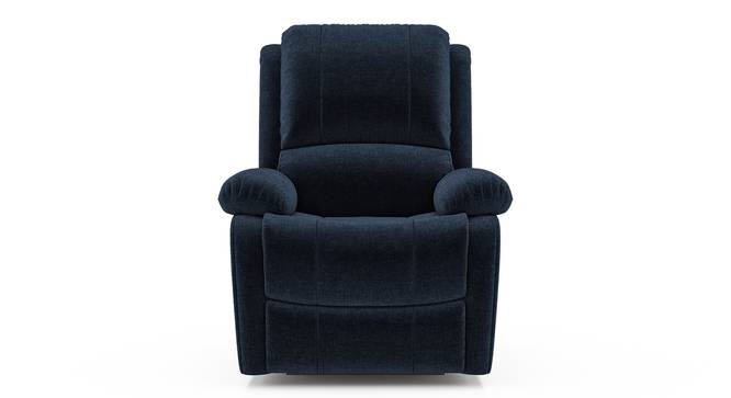 Lebowski Fabric One Seater Manual Recliner in Cobalt Fabric